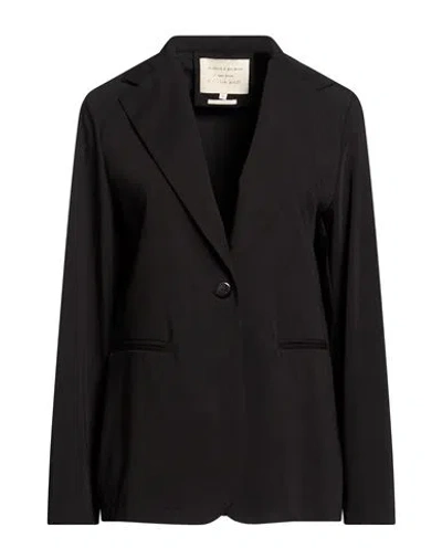 Alessia Santi Woman Blazer Black Size 6 Polyester, Viscose, Elastane