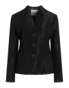 Alessia Santi Woman Blazer Black Size 6 Viscose, Polyester