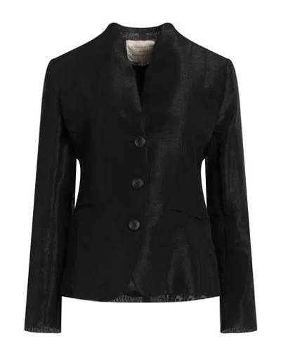 Alessia Santi Woman Blazer Black Size 6 Viscose, Polyester