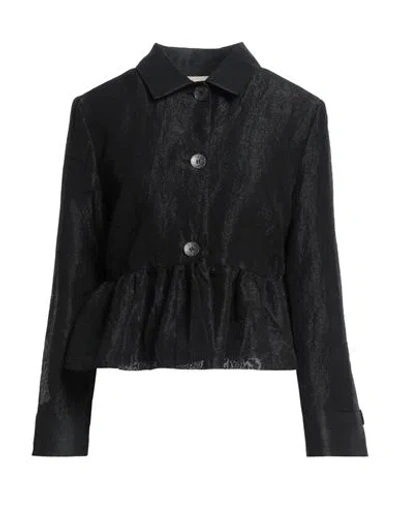 Alessia Santi Woman Blazer Black Size 8 Viscose, Polyester