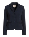 Alessia Santi Woman Blazer Midnight Blue Size 4 Polyester, Viscose, Elastane