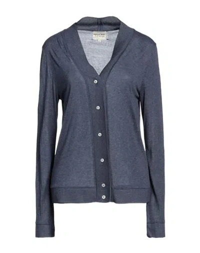 Alessia Santi Woman Cardigan Navy Blue Size 6 Viscose