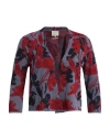 Alessia Santi Woman Cardigan Purple Size 2 Viscose, Metallic Fiber, Polyamide In Multi