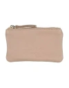 Alessia Santi Woman Coin Purse Taupe Size - Sheepskin In Neutral