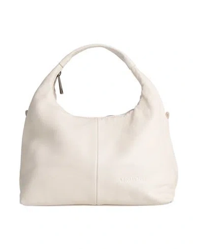 Alessia Santi Woman Handbag Beige Size - Sheepskin