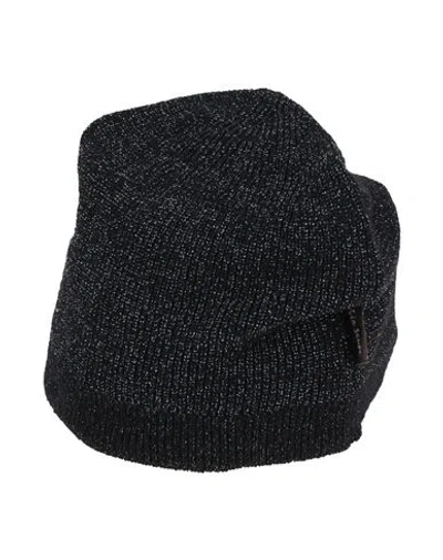 Alessia Santi Woman Hat Midnight Blue Size Onesize Viscose, Alpaca Wool, Polyamide, Wool, Metallic F