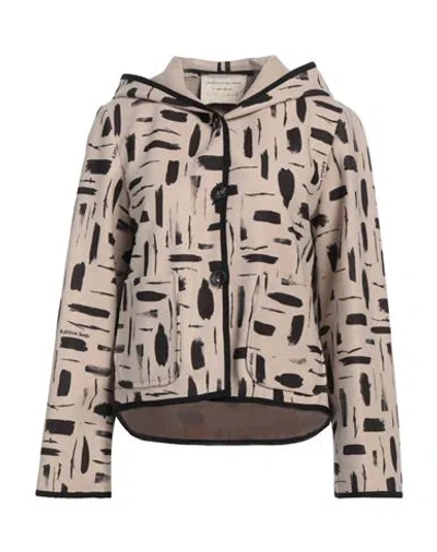 Alessia Santi Woman Jacket Beige Size 10 Polyester