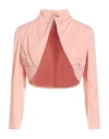 Alessia Santi Woman Jacket Blush Size 6 Cotton, Polyamide, Elastane In Pink