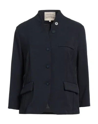 Alessia Santi Woman Jacket Midnight Blue Size 6 Polyester