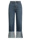 Alessia Santi Woman Jeans Blue Size 28 Cotton In Blue