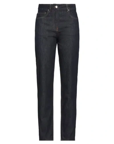 Alessia Santi Woman Jeans Blue Size 28 Cotton In Black