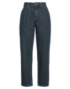Alessia Santi Woman Denim Pants Blue Size 30 Cotton In Blue