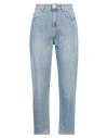 Alessia Santi Woman Jeans Blue Size 6 Cotton In Blue