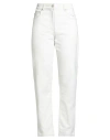 Alessia Santi Woman Jeans Off White Size 28 Cotton In White