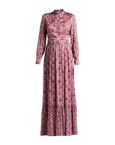 Alessia Santi Woman Maxi Dress Antique Rose Size 8 Viscose In Pink