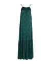 Alessia Santi Woman Maxi Dress Dark Green Size 6 Viscose