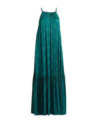 Alessia Santi Woman Maxi Dress Emerald Green Size 8 Viscose