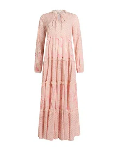 Alessia Santi Woman Maxi Dress Pink Size 2 Cotton