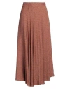 Alessia Santi Woman Maxi Skirt Antique Rose Size 6 Viscose, Cupro In Pink