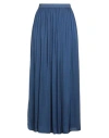 Alessia Santi Woman Maxi Skirt Midnight Blue Size 10 Viscose In Blue