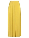Alessia Santi Woman Maxi Skirt Mustard Size 6 Viscose In Yellow