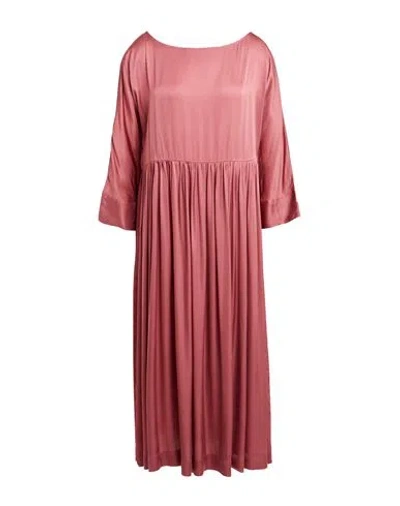 Alessia Santi Woman Midi Dress Antique Rose Size 6 Viscose