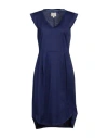 Alessia Santi Woman Midi Dress Blue Size 1 Cotton