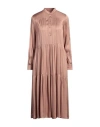 Alessia Santi Woman Midi Dress Blush Size 8 Viscose In Pink