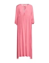 Alessia Santi Woman Midi Dress Magenta Size 12 Viscose In Pink