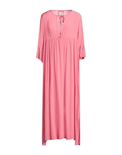 Alessia Santi Woman Midi Dress Magenta Size 12 Viscose In Pink