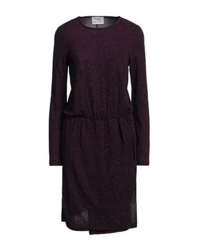 Alessia Santi Woman Midi Dress Plum Size 8 Polyester, Elastane In Purple