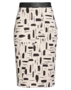 Alessia Santi Woman Midi Skirt Beige Size 6 Viscose, Polyester, Elastane In Neutral