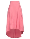 Alessia Santi Woman Midi Skirt Pink Size 6 Cotton