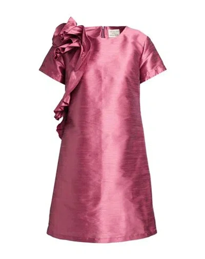 Alessia Santi Woman Mini Dress Antique Rose Size 6 Polyester In Pink