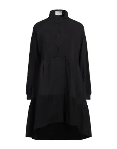 Alessia Santi Woman Mini Dress Black Size 1 Cotton, Elastane