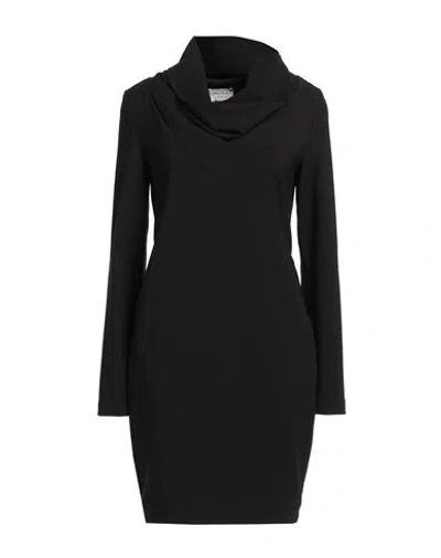 Alessia Santi Woman Mini Dress Black Size 2 Polyester, Elastane