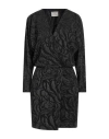 Alessia Santi Woman Mini Dress Black Size S Polyester In Black
