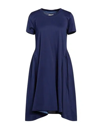 Alessia Santi Woman Mini Dress Blue Size 1 Cotton