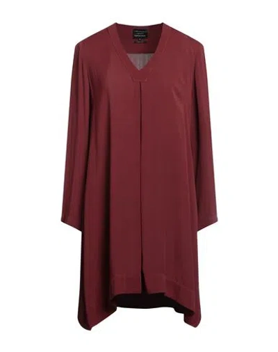 Alessia Santi Woman Short Dress Burgundy Size 6 Viscose In Red