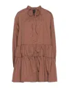 Alessia Santi Short Dresses In Beige