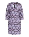 Alessia Santi Short Dresses In Purple