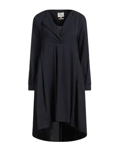 Alessia Santi Woman Mini Dress Midnight Blue Size 6 Polyester In Black
