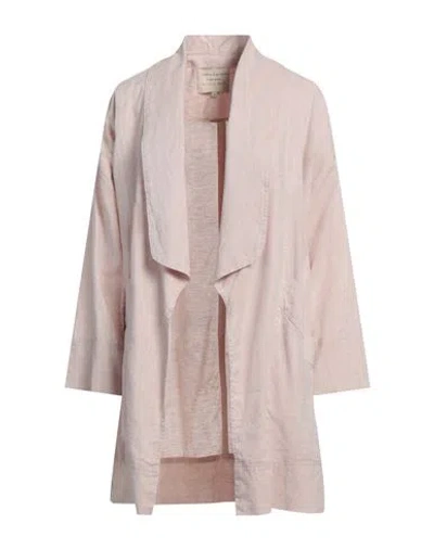 Alessia Santi Woman Overcoat & Trench Coat Beige Size 6 Linen, Cotton In Neutral