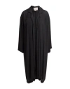 Alessia Santi Woman Overcoat & Trench Coat Black Size 6 Viscose In Black