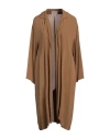 Alessia Santi Woman Overcoat & Trench Coat Camel Size 8 Viscose In Beige