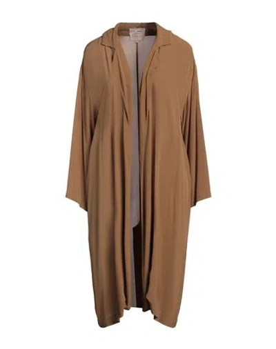 Alessia Santi Woman Overcoat & Trench Coat Camel Size 8 Viscose In Beige