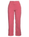 Alessia Santi Woman Pants Antique Rose Size 8 Cotton, Elastane In Pink