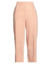 Alessia Santi Woman Pants Apricot Size 10 Cotton, Polyester In Orange