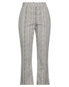 Alessia Santi Woman Pants Beige Size 10 Cotton In Sand