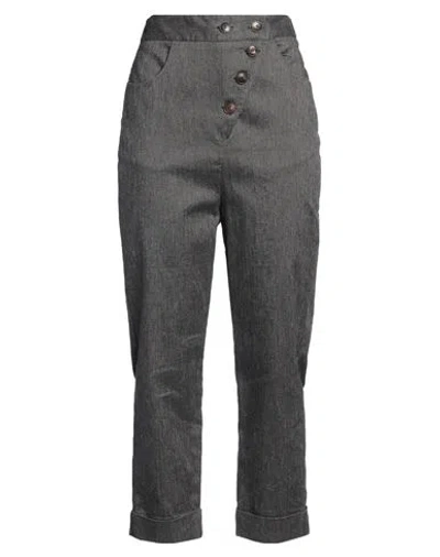 Alessia Santi Woman Pants Beige Size 10 Linen, Polyester, Cotton In Sand